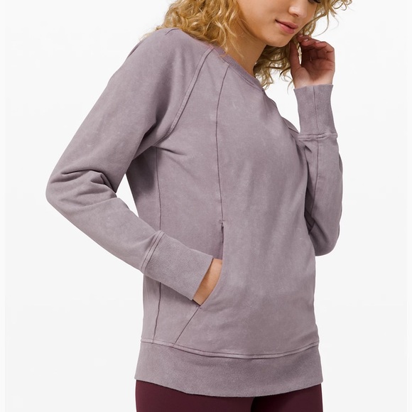 Lululemon Scuba Crew * Washed Lunar Rock - Picture 3 of 5